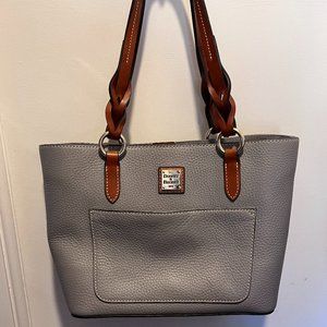 Dooney & Bourke Small Tammy Tote Elephant ( gray taupe color)
